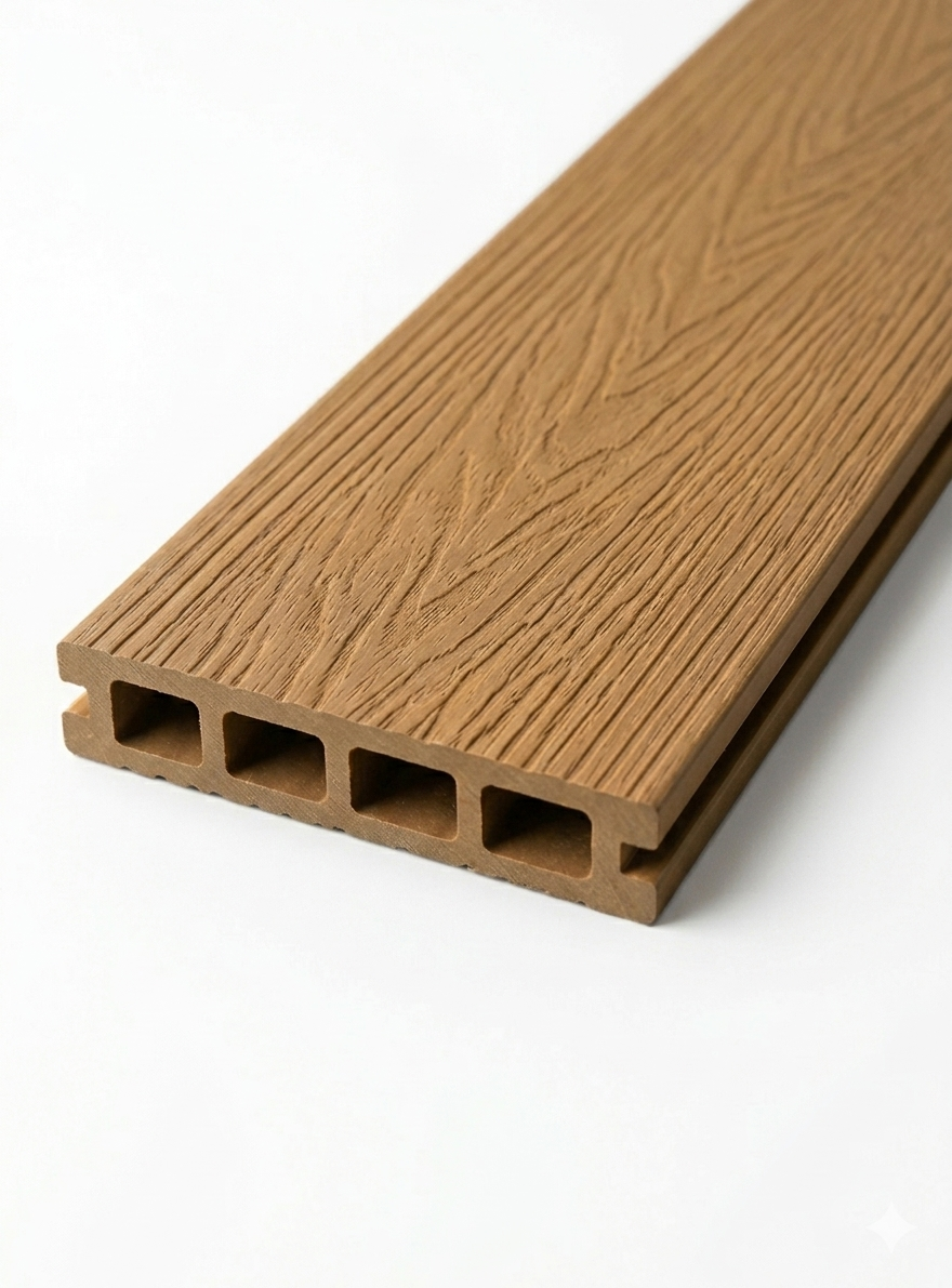 Декинг подова настилка WPC 3D Wood Natural Beige 360cm x 15cm x 25mm