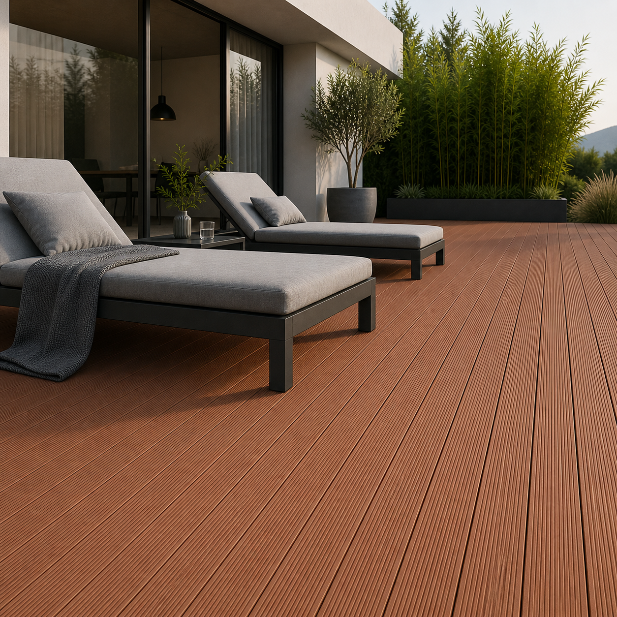 Декинг подова настилка WPC Terracotta 390cm x 15cm x 25mm
