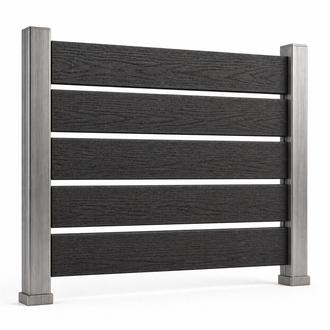 Ограден Декинг WPC 3D Wood Anthracite 390cm x 13cm x 20mm