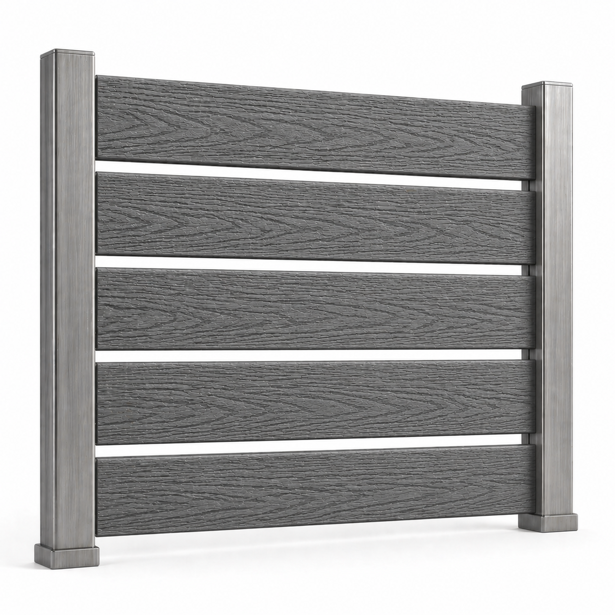 Ограден Декинг WPC 3D Wood Grey 390cm x 13cm x 20mm