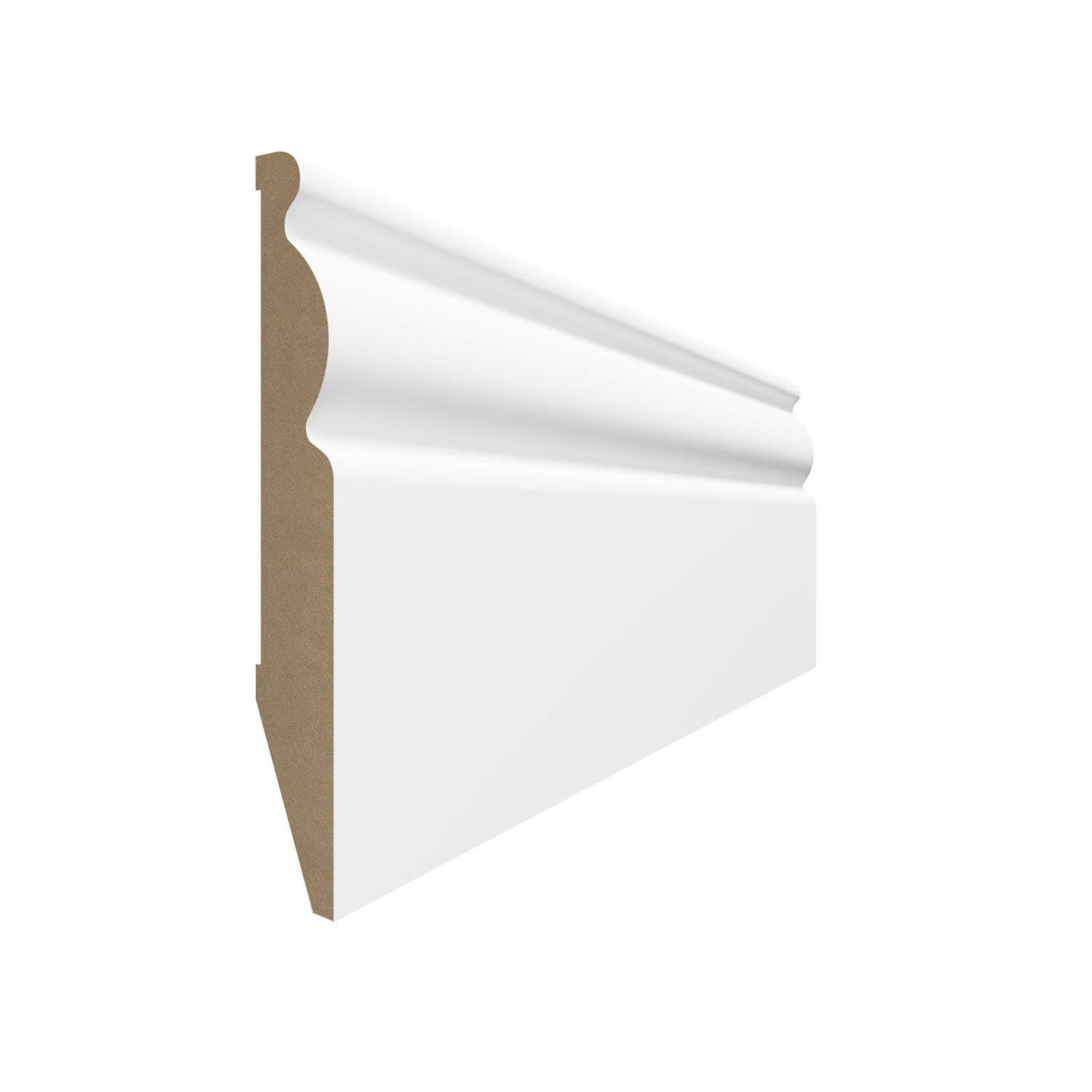 Перваз Бял MDF EV1001