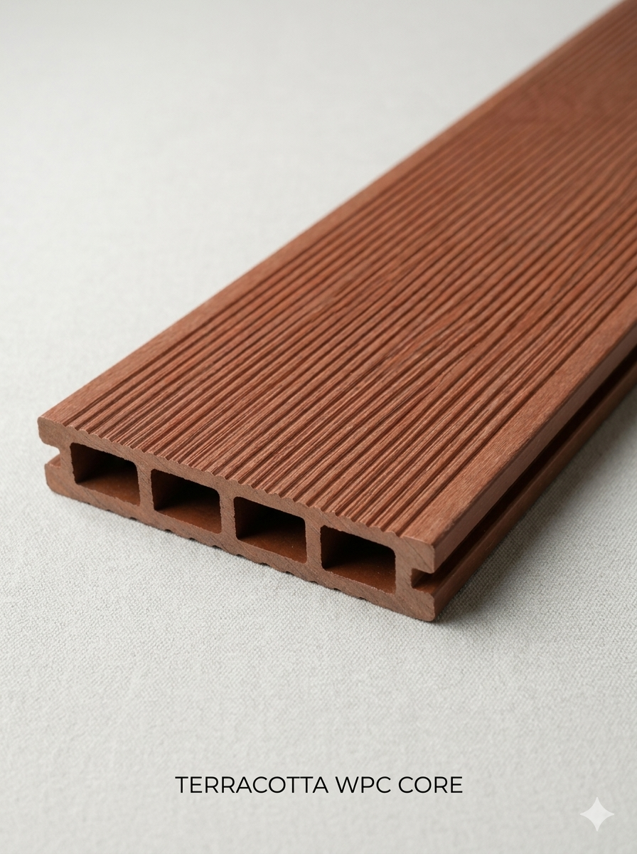 Декинг подова настилка WPC Terracotta 390cm x 15cm x 25mm