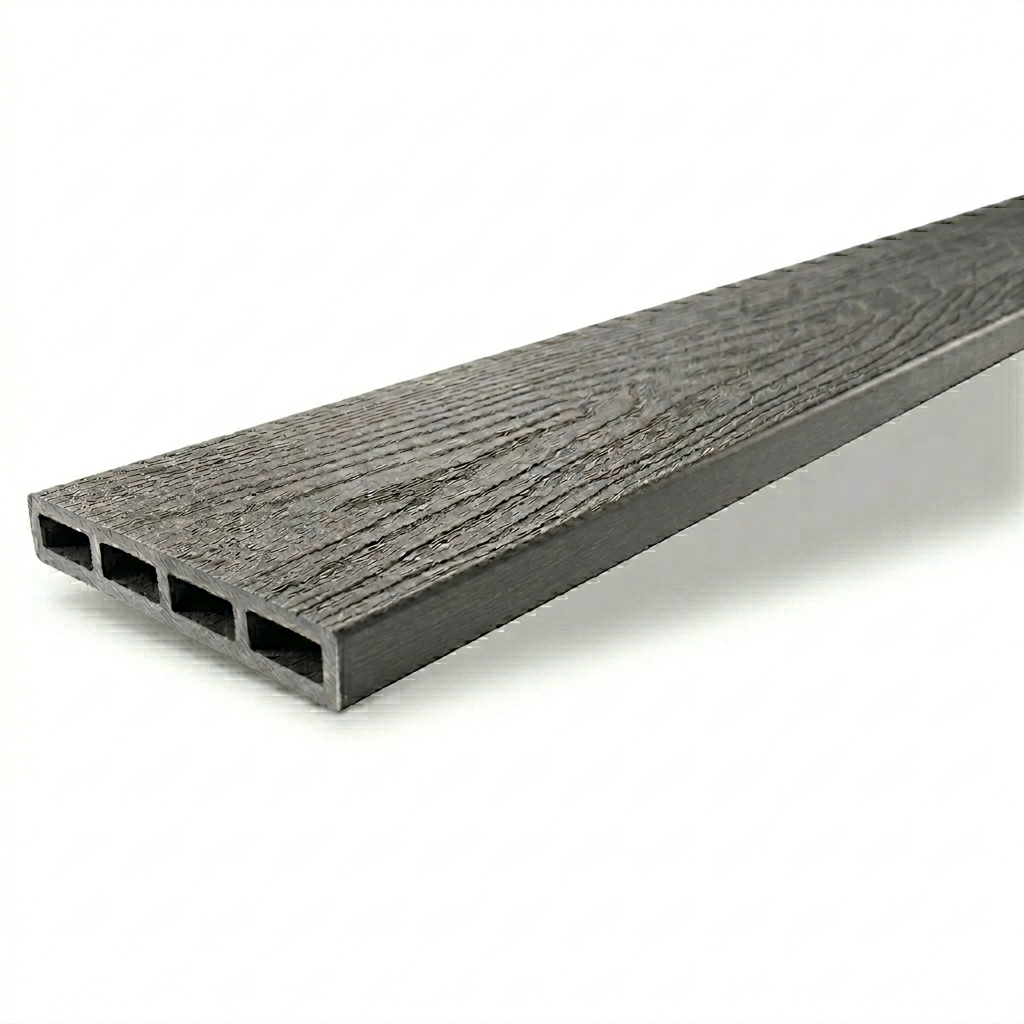 Ограден Декинг WPC 3D Wood Grey 390cm x 13cm x 20mm