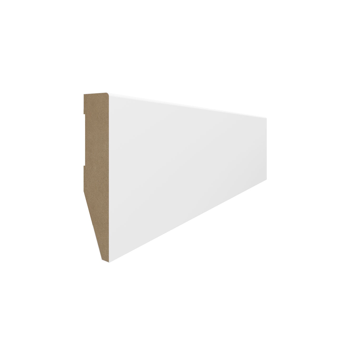 Перваз Бял MDF EV201