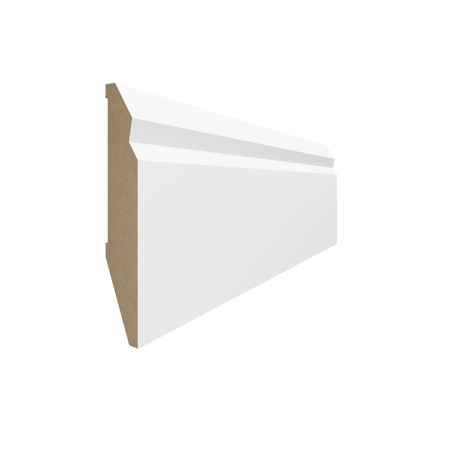 Перваз Бял MDF EV501