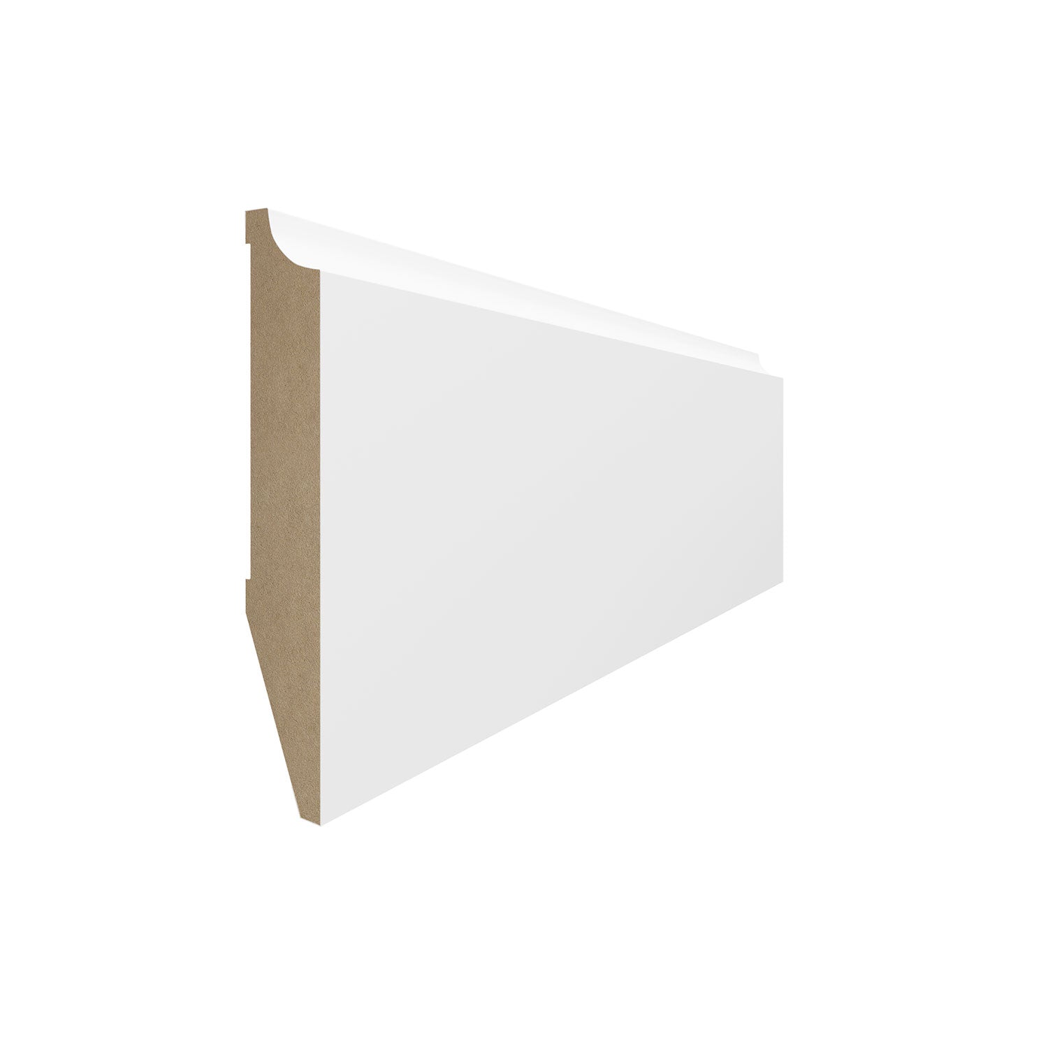 Перваз Бял MDF EV601